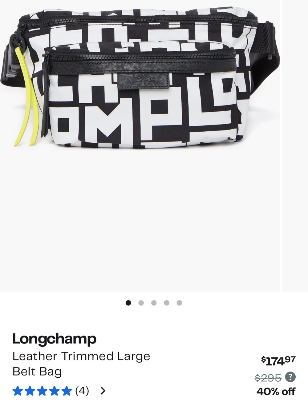 Longchamp large belt bag - Picture 5 of 9